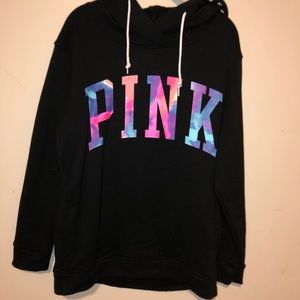 PINK Crossover Tunic Hoodie